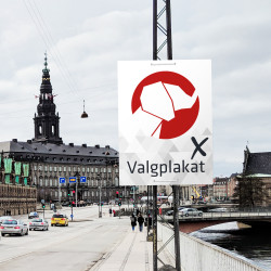 Valgplakater på kanalplater - 60x80 cm