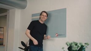 Whiteboard med eget trykk